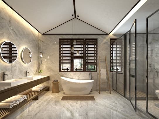 Inspected bathroom interior